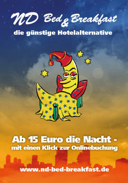 Historisches ND Bed & Breakfast Werbemotiv