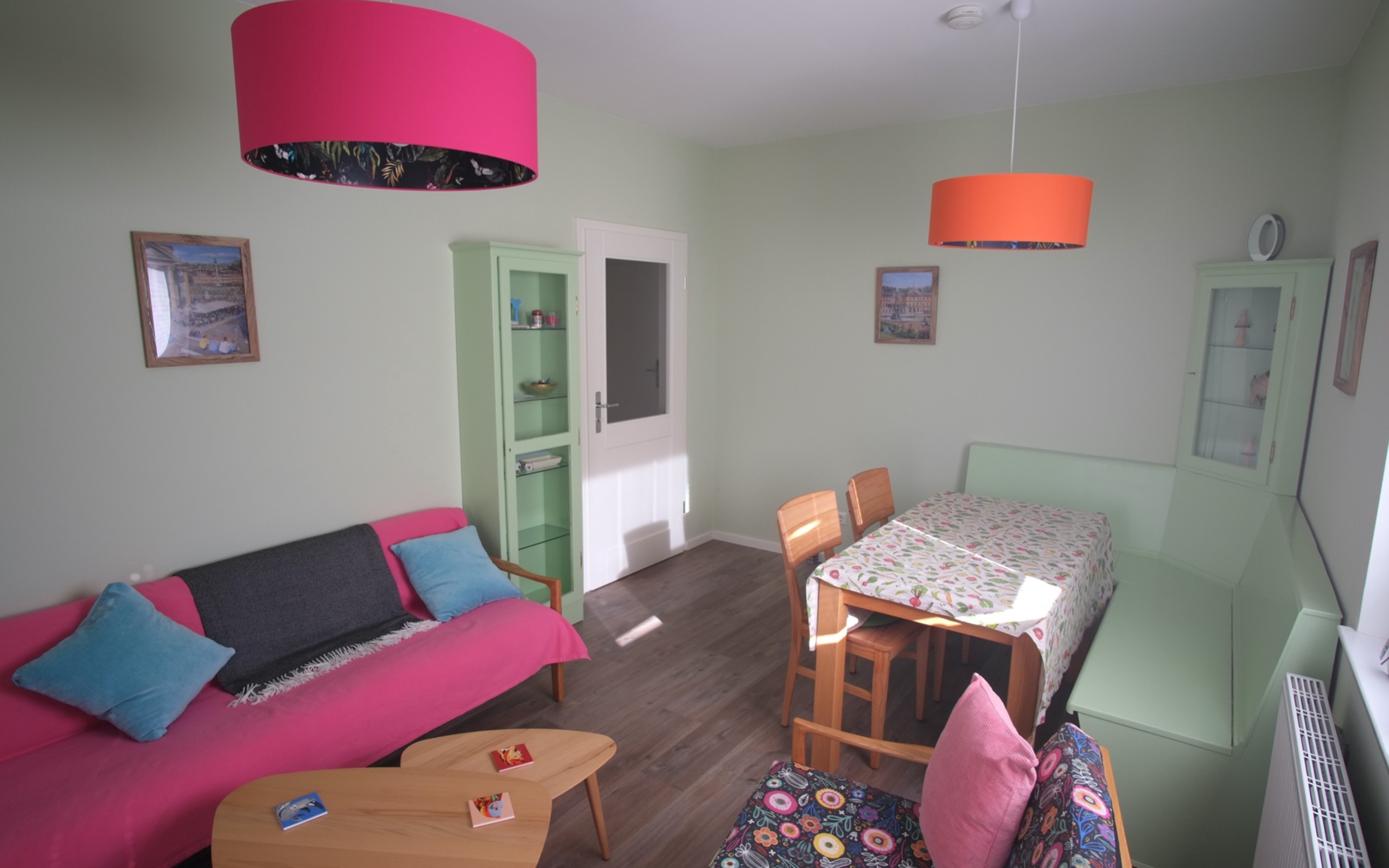 Wohnbereich Monteurwohnung Stuttgart Heslach