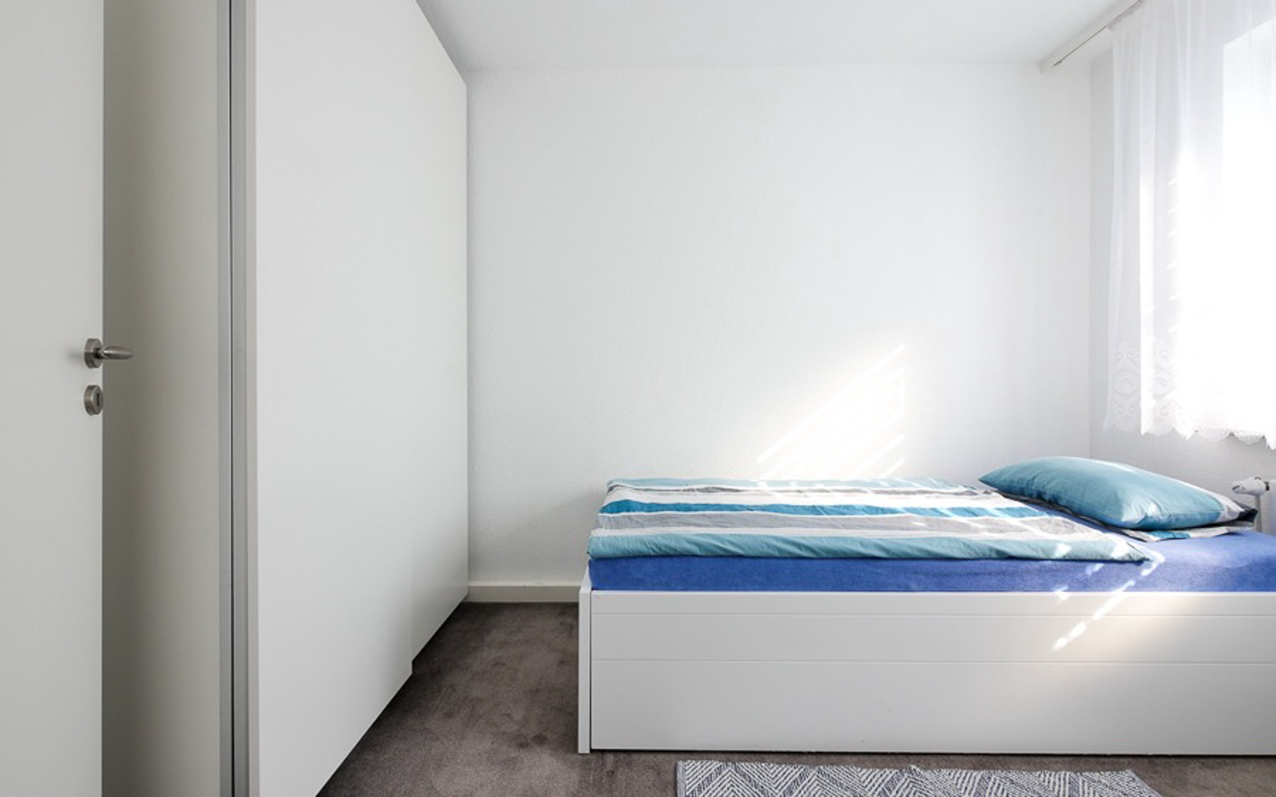 Schlafzimmer der 2-Zimmerwohnung in Holzgerlingen
