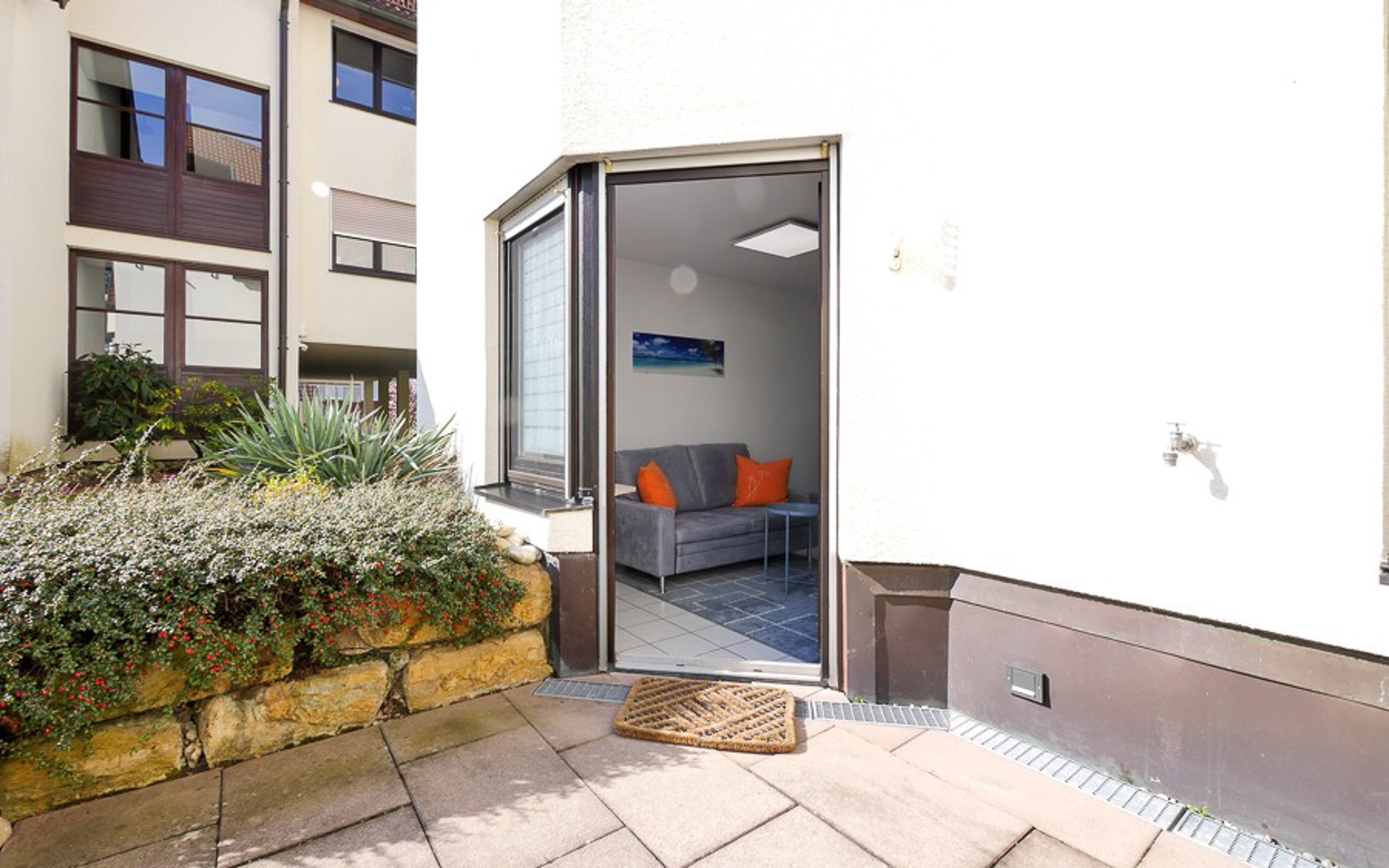 Terrasse der Wohnung in Holzgerlingen