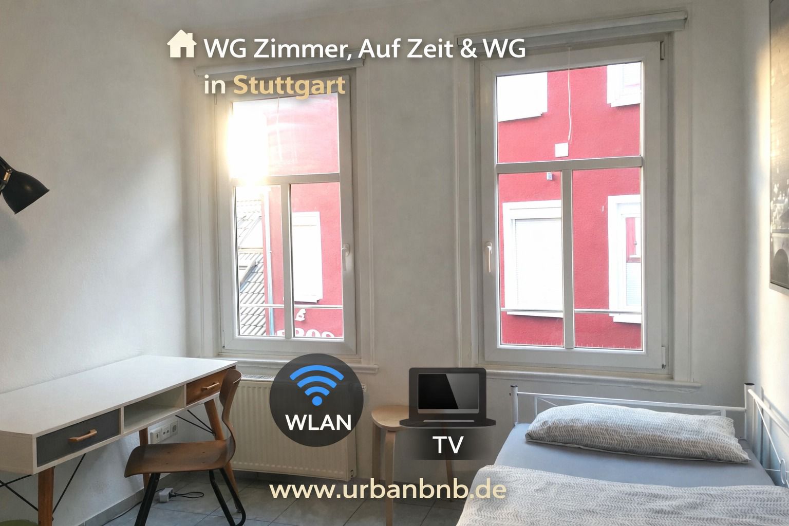 Gästezimmer in Stuttgart auf Zeit