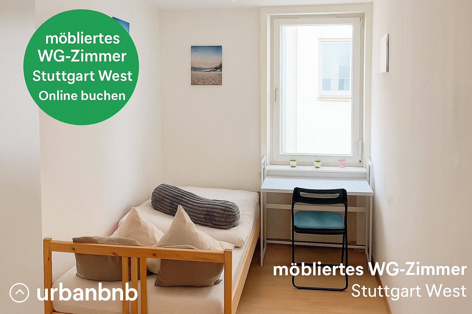 Möbliertes Zimmer in Stuttgart