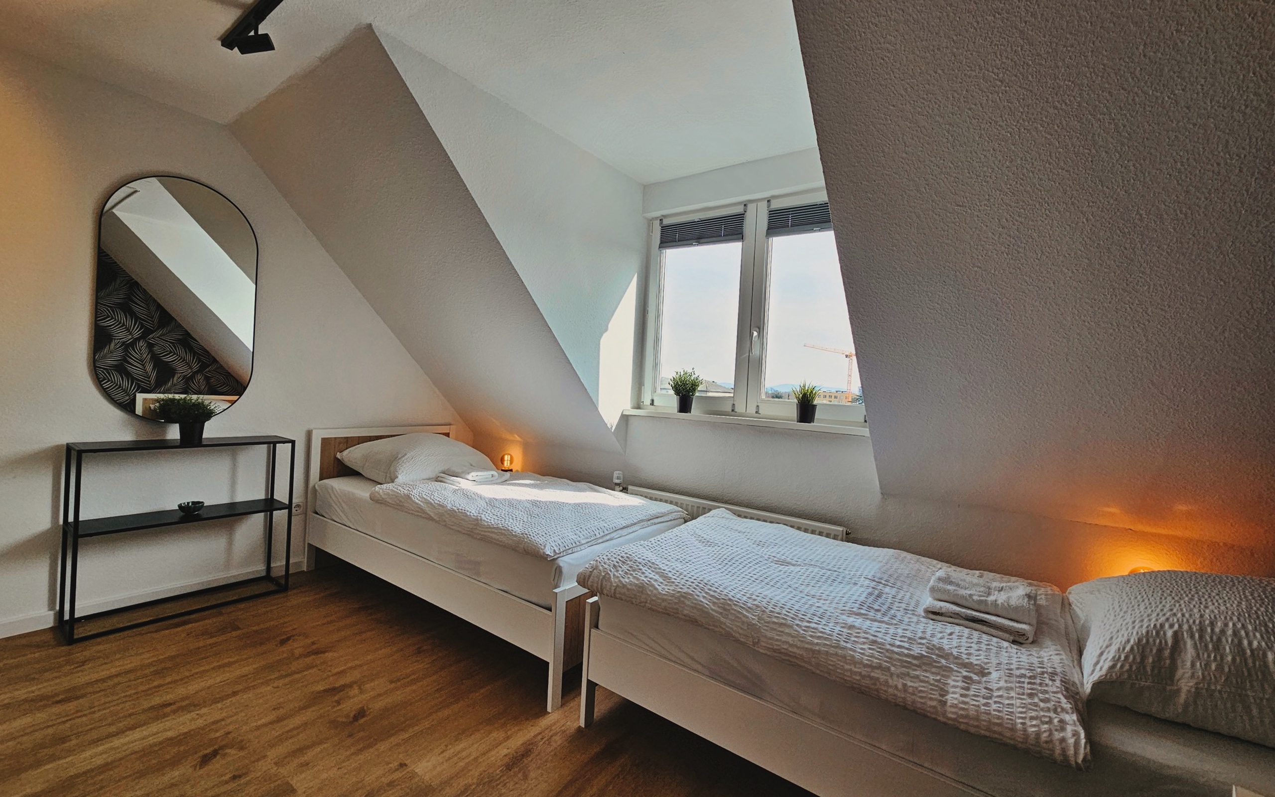 Möblierte Wohnung in Mannheim mit vorbereiteten Betten
