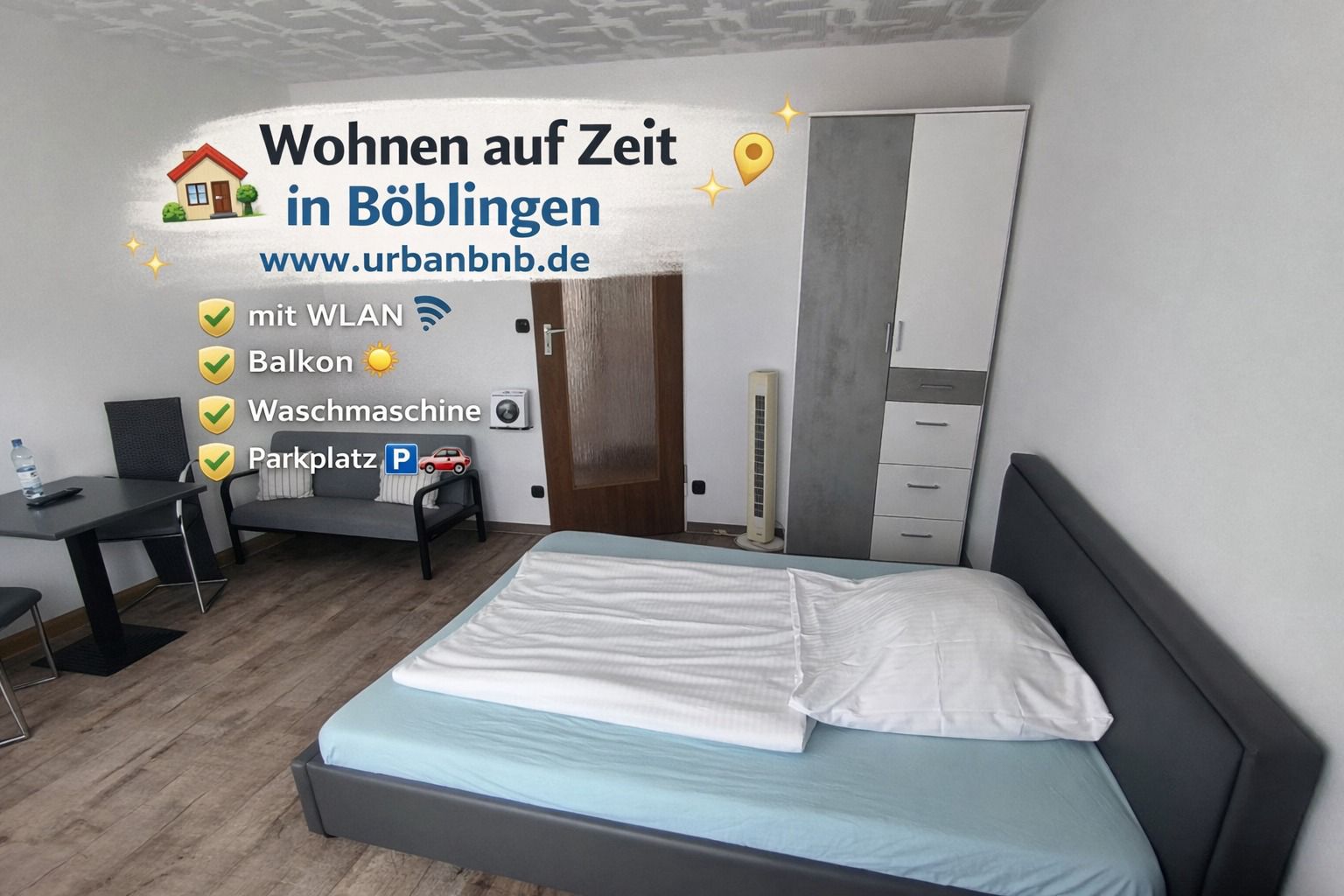 Wohnen auf Zeit Sindelfingen Daimler – Möblierte Wohnung und Business Apartment