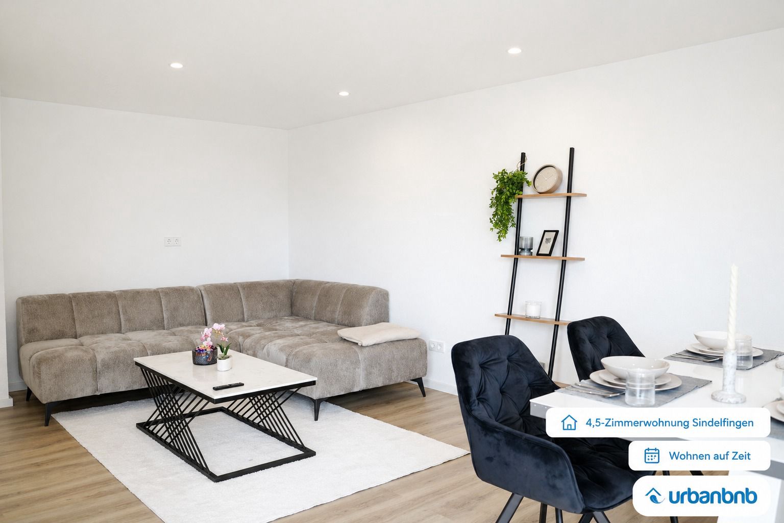 Möblierte Wohnung in Sindelfingen für Projektarbeit