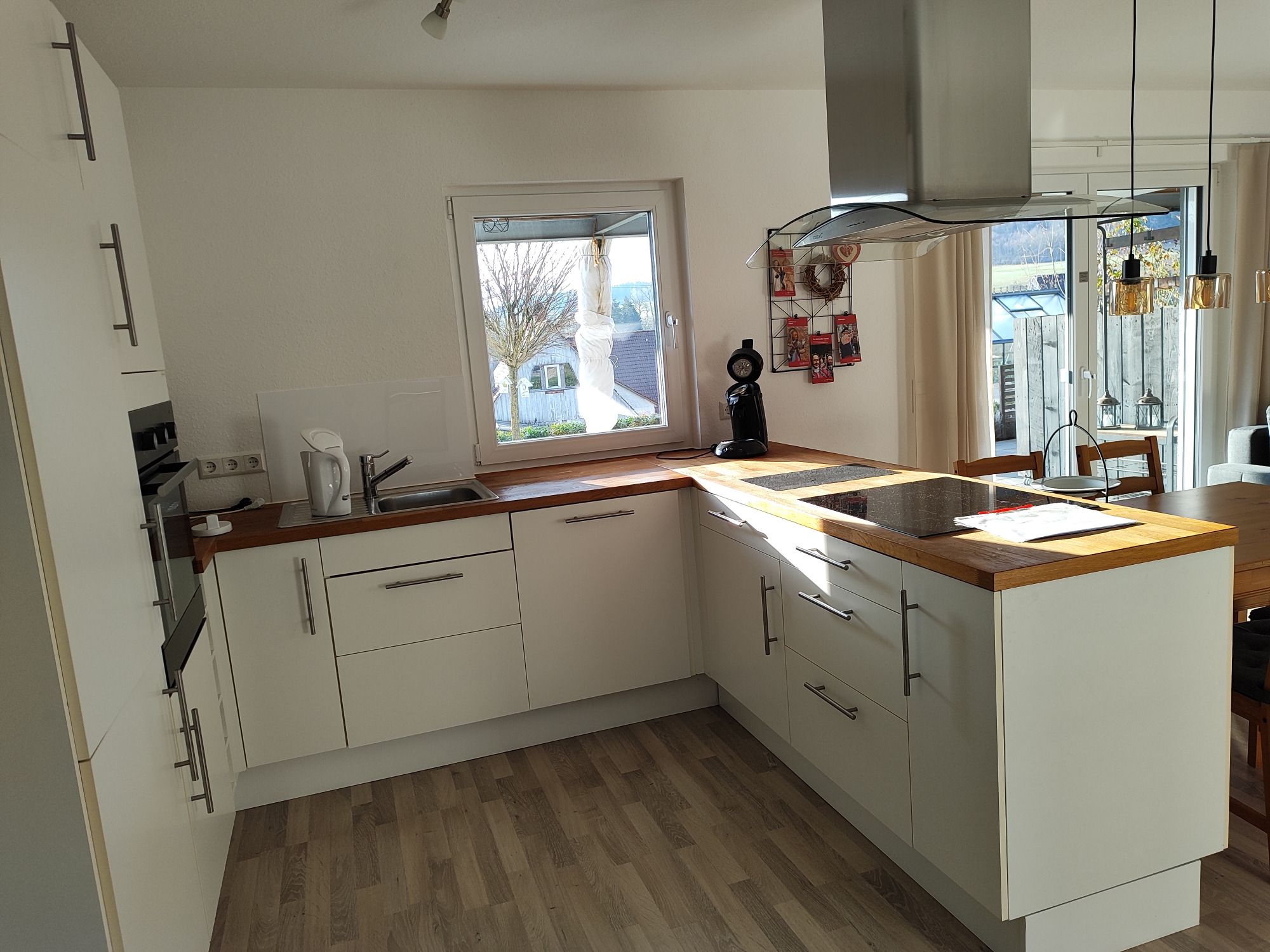 Überdachte Süd-Terrasse der Wohnung in Rottweil-Bühlingen
