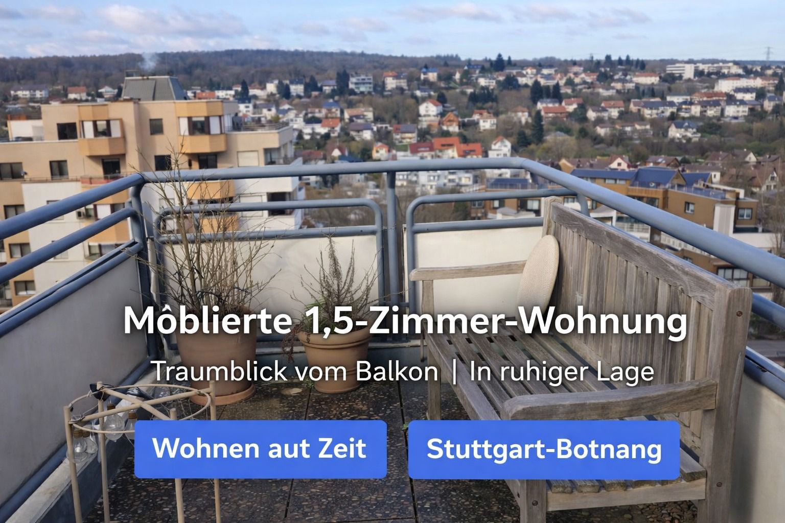Möblierte Wohnung in Stuttgart Botnang