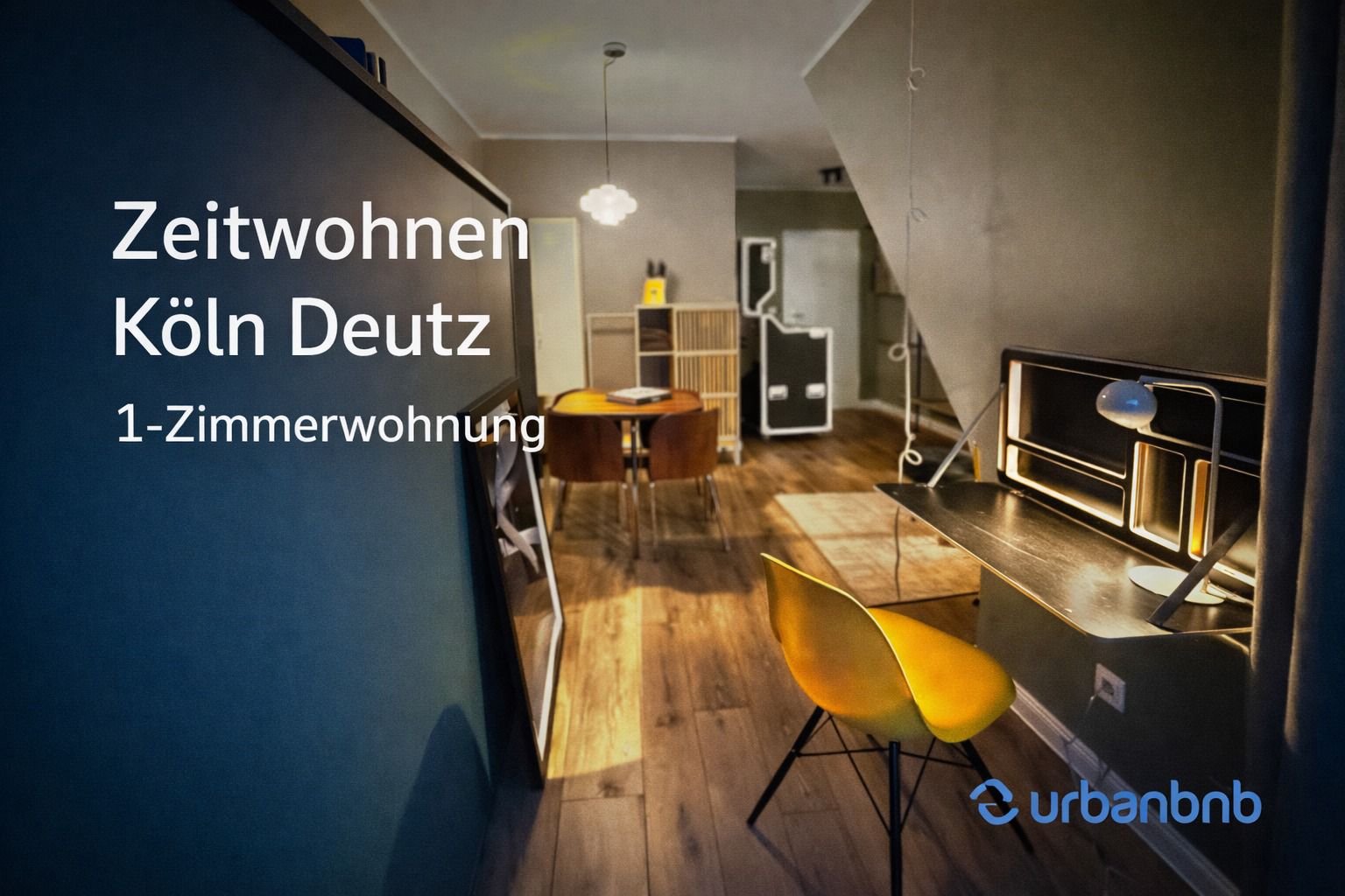 Designorientiertes Club Apartment in Köln-Deutz mit ruhiger Atmosphäre