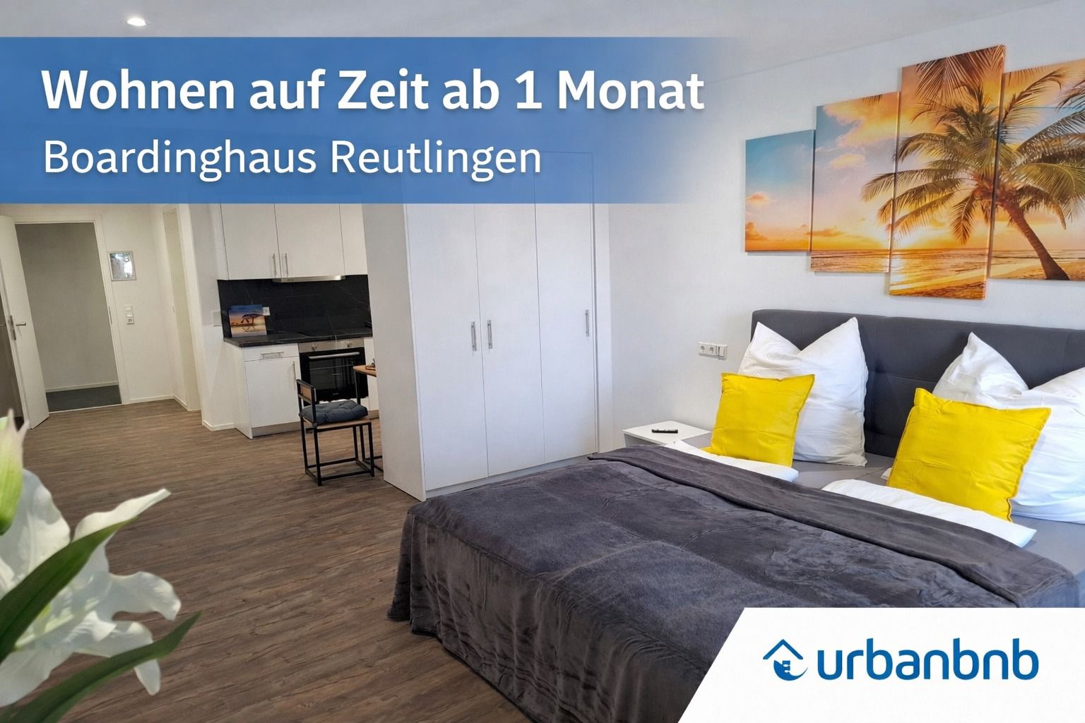1-Zimmer Apartment 3983 im Boardinghaus Reutlingen