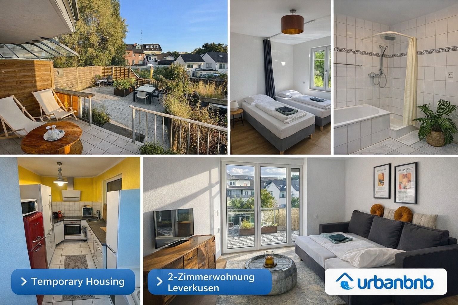 Möbliertes Apartment von urbanbnb in Leverkusen