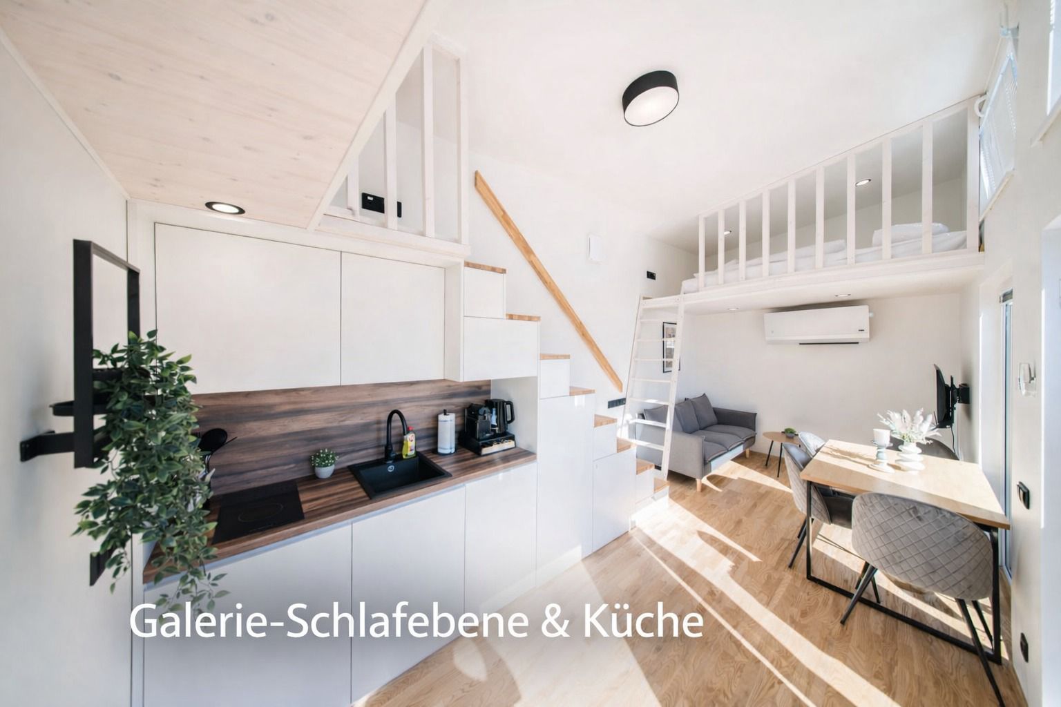 Tiny House Pforzheim Terrasse Zeitwohnen