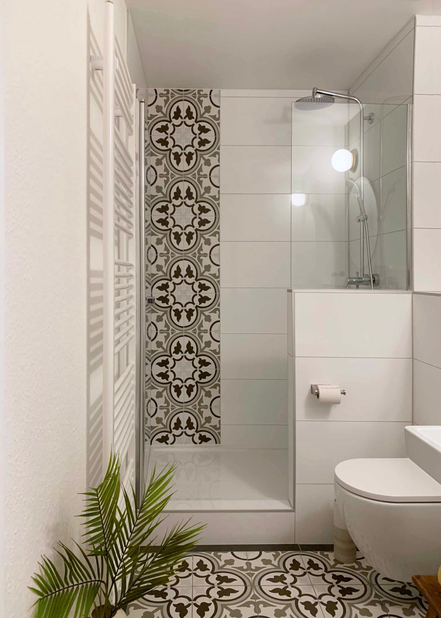 Badezimmer der möblierten Wohnung in Wiesbaden