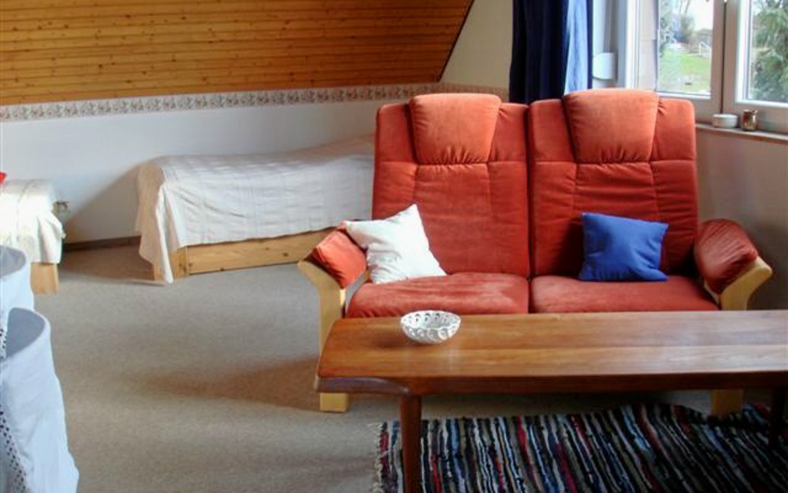 Wohn- und Schlafbereich der 1-Zimmerwohnung in Stuttgart-Schönberg