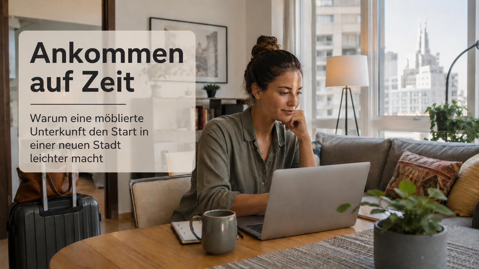 Ankommen auf Zeit in einer neuen Stadt