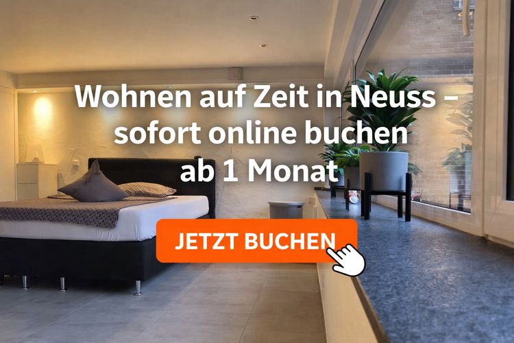 Möblierte Wohnung auf Zeit in Neuss für berufliche Übergänge