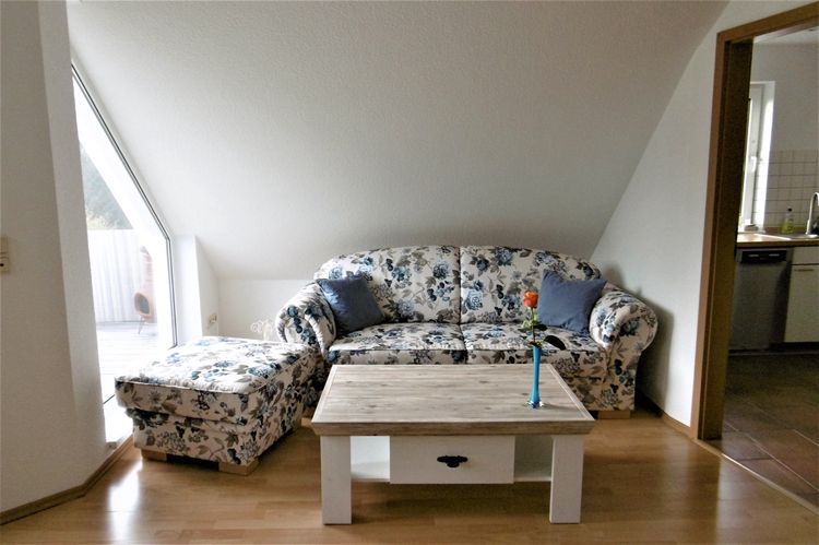 Wohnbereich möblierte Wohnung Dreschvitz